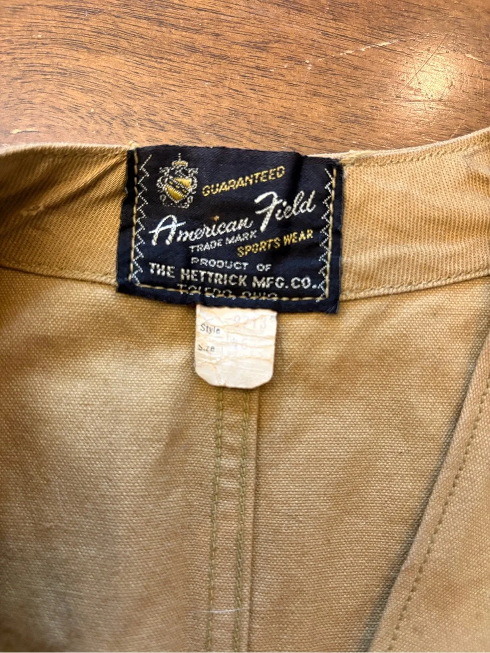 1950s Vintage Hunting Vest